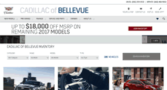 Desktop Screenshot of cadillacofbellevue.com